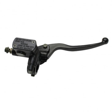 BRAKE MASTER CYLINDER UNIVERSAL (FRONT) WITH BRAKE LIGHT SWITCH (SCREW Ø 10mm) -BLACK-RIGHT