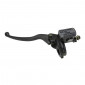 BRAKE MASTER CYLINDER UNIVERSAL (FRONT LEFT) BLACK -WITH BRAKE LIGHT SWITCH.