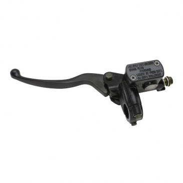 BRAKE MASTER CYLINDER UNIVERSAL (FRONT LEFT) BLACK -WITH BRAKE LIGHT SWITCH.