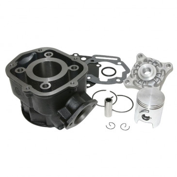 HAUT MOTEUR 50 A BOITE ARTEK K1 FONTE POUR DERBI 50 SENDA 2006>, GPR 2006>/GILERA 50 SMT 2006>, RCR 2006> (MOTEUR PIAGGIO EURO 3) (LIVRE SANS COUVERCLE UNIQUEMENT LE PLOT DE CULASSE)