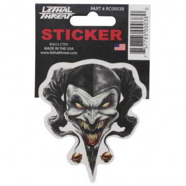 STICKER LETHAL THREAT AIRBRUSH JESTER (7x11cm) (RC00038)