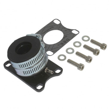INLET MANIFOLD FOR MOTORBIKE REPLAY ALU + SLEEVE FOR DERBI 50 SENDA, GPR/GILERA 50 SMT, RCR (FOR PHBG/PHVA,INNER Ø 24mm) 3700948037461