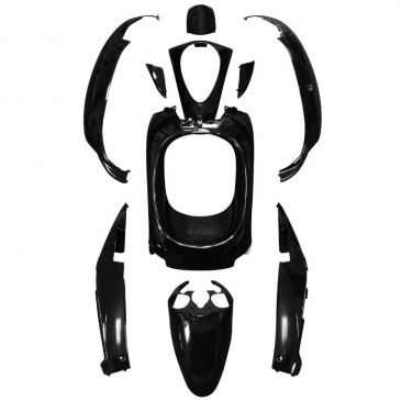 FAIRINGS/BODY PARTS FOR SCOOT SYM 50 MIO BLACK GLOSS (10 PARTS KIT) P2R