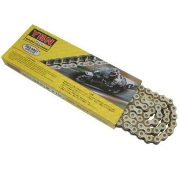 CHAIN FOR MOTORBIKE ON ROAD YBN 420 REINFORCED-WHITE- 134 LINKS 3700948057360