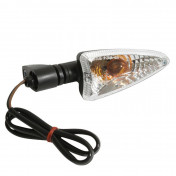 CLIGNOTANT SCOOT ADAPTABLE PIAGGIO 50 TYPHOON 2010>/APRILIA 50 SR 2010>, RS4 2011>, RX 2006>125 RS4 2012>/YAMAHA 125 YZF R 2008> ARRIERE DROIT/AVANT GAUCHE TRANSPARENT (HOMOLOGUE CE) -SELECTION P2R- 8430525108394