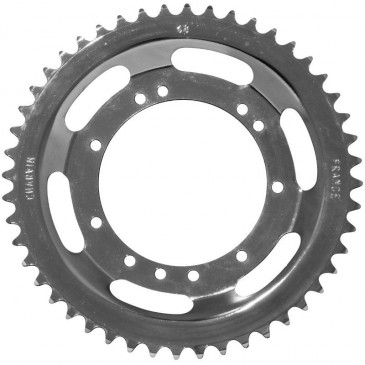 REAR CHAIN SPROCKET FOR MOPED MBK 51 - SPOKED WHEEL- 48 TEETH (BORE Ø 94mm) 11 DRILL HOLES -SELECTION P2R-