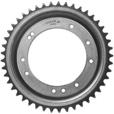 COURONNE CYCLO ADAPTABLE MBK 51 ROUE ALU GRIMECA 45 DTS (ALESAGE 98 mm) 10 TROUS -SELECTION P2R- 3665180011993
