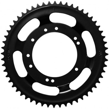 REAR CHAIN SPROCKET FOR MOPED PEUGEOT 103 GRIMECA ALU-WHEEL- 56 TEETH (BORE Ø 98mm) 10 DRILL HOLES (BLACK) -SELECTION P2R-