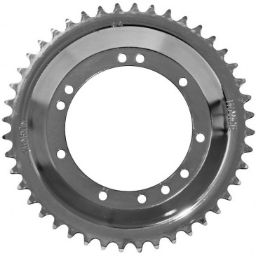REAR CHAIN SPROCKET FOR MOPED MBK 51 - SPOKED WHEEL- 44 TEETH (BORE Ø 94mm) 11 DRILL HOLES -SELECTION P2R-