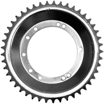 REAR CHAIN SPROCKET FOR MOPED PEUGEOT 103 -5 SPOKES WHEEL-- 45 TEETH (BORE Ø 94mm) 10 DRILL HOLES -SELECTION P2R-