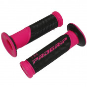 GRIP- PROGRIP SCOOTER 732 DUAL DENSITY PINK PATTERN/BLACK 125mm (PAIR) 0801766044990