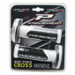 GRIP- PROGRIP OFF ROAD 801 DUAL DENSITY BASE WHITE/BLACK 115mm (PAIR) (CROSS/MX) 0801766007056