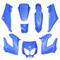 CARROSSERIE/CARENAGE 50 A BOITE ADAPTABLE DERBI 50 SENDA 2000>2010 BLEU BRILLANT (KIT 8 PIECES) -P2R- 3700948046524