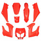 FAIRINGS/BODY PARTS FOR 50cc MOTORBIKE DERBI 50 SENDA 2000>2010 RED GLOSS (8 PARTS KIT) SELECTION P2R- 3700948046555
