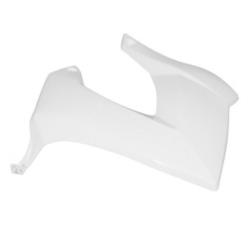 LEFT SIDE COVER FOR TANK FOR 50cc MOTORBIKE DERBI 50 SENDA 1994>2010 GLOSS WHITE- SELECTION P2R