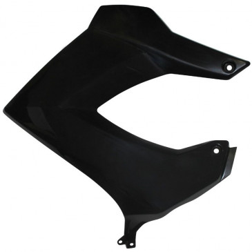 RIGHT SIDE COVER FOR TANK FOR 50cc MOTORBIKE DERBI 50 SENDA 1994>2010 GLOSS BLACK- SELECTION P2R 3700948046128