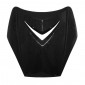 CARENAGE/TABLIER AV SCOOT ADAPTABLE PEUGEOT 50 VIVACITY 1998>2007 NOIR BRILLANT (SUPERIEUR) -P2R- 3700948056189
