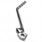 KICK STARTER FOR MINARELLI 50 AM6/MBK 50 X LIMIT/YAMAHA 50 DTR/PEUGEOT 50 XP6/RIEJU SPIKE/BETA 50 RR (STEEL CHROME) 3700948036808