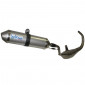 EXHAUST FOR 50CC MOTORBIKE LEOVINCE XFIGHT FOR MBK 50 X-POWER 2012>/YAMAHA 50 TZR 2012> (LOW MOUNTING) (Ø 25mm) (REF 3282)