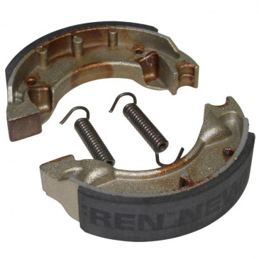 BRAKE SHOE FOR SCOOT NEWFREN FOR MBK 50 BOOSTER FRONT+REAR/YAMAHA 50 BWS FRONT+REAR (GF.1187 )