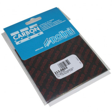 LAMELLE DE CLAPET POLINI CARBONE 0,45 FEUILLE 110X100 (x2) (213.0603) 8054705069031