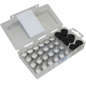 GALET/ROULEAU SCOOT POLINI 19x15,5 3,5/4,0/4,5/5,0g (4 JEUX DE 6) POUR PIAGGIO 50 ZIP 2T ET 4T 2000>, TYPHOON 1999>, LIBERTY 2T ET 4T, NRG, VESPA LX 2T ET 4T/GILERA 50 STALKER, RUNNER, DNA, ICE (242.421) 8054705078750