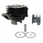 CYLINDRE SCOOT TOP PERF FONTE POUR MBK 50 BOOSTER, STUNT/YAMAHA 50 BWS, SLIDER (BLACK TROPHY)