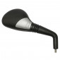 RETROVISEUR ADAPTABLE MBK 50 NITRO 2000>2016 / YAMAHA AEROX 1997>2000 NOIR/GRIS DROIT (HOMOLOGUE CE) -VICMA- 8430525030695