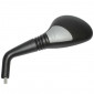 RETROVISEUR ADAPTABLE MBK 50 NITRO 2000>2016 / YAMAHA AEROX 1997>2000 NOIR/GRIS GAUCHE (HOMOLOGUE CE) -VICMA- 8430525030688