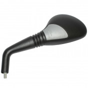 RETROVISEUR ADAPTABLE MBK 50 NITRO 2000>2016 / YAMAHA AEROX 1997>2000 NOIR/GRIS GAUCHE (HOMOLOGUE CE) -VICMA- 8430525030688