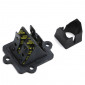CLAPET SCOOT MALOSSI POUR MBK 50 NITRO, MACH G/YAMAHA 50 AEROX, JOG R/APRILIA 50 SR/MALAGUTI 50 F12/CPI 50 ARAGON, HUSSAR/KEEWAY 50 F-ACT, MATRIX (VL12 CARBONE SUPPORT ALU) 3700948131930