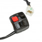 HANDLEBAR SWITCH FOR DERBI 50 SENDA DRD/GILERA 50 RCR, SMT -LEFT- DOMINO- 8033900034419