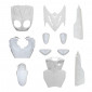 FAIRINGS/BODY PARTS FOR SCOOT MBK 50 STUNT/YAMAHA 50 SLIDER WHITE (WITH WHITE PADS) (11 PIECES) 3700948046715