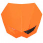 PLAQUE NUMERO/TETE DE FOURCHE 50 A BOITE UNIVERSEL REPLAY RIVALE ORANGE KTM SANS ECLAIRAGE (AVEC FIXATIONS) 3700948040270