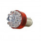 AMPOULE/LAMPE A LED 12V 21/5W CULOT BAY15d ROUGE (FEU+STOP) (VENDU A L'UNITE) -REPLAY- 3700948030127