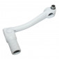 GEAR SHIFT LEVER FOR MINARELLI 50 AM6/MBK 50 X LIMIT, X POWER/YAMAHA 50 DTR, TZR/PEUGEOT 50 XP6 ALU WHITE - REPLAY (FOLDABLE)