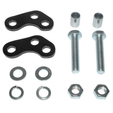 SHOCK ABSORBER RISER FOR 50cc MOTORBIKE REPLAY FOR DERBI 50 SENDA/GILERA 50 SMT, RCR BLACK 3700948038017