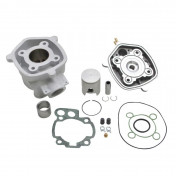 COMPLETE CYLINDER KIT FOR 50cc MOTORBIKE MALOSSI MHR SPORT FOR MINARELLI 50 AM6/MBK 50 X-POWER, X-LIMIT/YAMAHA 50 TZR, DTR/PEUGEOT 50 XPS/RIEJU 50 RS1/BETA 50 RR/APRILIA 50 RS 1995>2005 (ALUMINIUM NIKASIL)