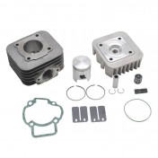 HAUT MOTEUR SCOOT MALOSSI FONTE POUR PIAGGIO 50 ZIP 2T, TYPHOON, LIBERTY 2T/GILERA 50 STALKER, ICE/APRILIA 50 SR AIR