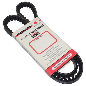 BELT FOR MOPED PEUGEOT 50 FOX/HONDA 50 WALLAROO -BANDO- (1163x15,5x8,5x30°) 8435485200027