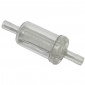 FUEL FILTER MALOSSI CYLINDRICAL TRANSPARENT Ø 6mm (SOLD BY UNIT) 3700948135686