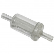 FUEL FILTER MALOSSI CYLINDRICAL TRANSPARENT Ø 6mm (SOLD BY UNIT)