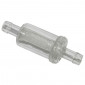 FUEL FILTER MALOSSI CYLINDRICAL TRANSPARENT Ø 8mm (SOLD BY UNIT)