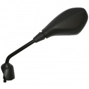 RETROVISEUR ADAPTABLE PIAGGIO 125-250-300 X7 2008> / GILERA 125-300-500 NEXUS 2008> / APRILIA 125-300 SR MAX 2011> GAUCHE NOIR (HOMOLOGUE CE) -P2R- 3700948062029