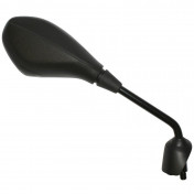 RETROVISEUR ADAPTABLE PIAGGIO 125-250-300 X7 2008> / GILERA 125-300-500 NEXUS 2008> / APRILIA 125-300 SR MAX 2011> DROIT NOIR (HOMOLOGUE CE) -P2R- 3700948062012