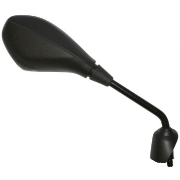 RETROVISEUR ADAPTABLE PIAGGIO 125-250-300 X7 2008> / GILERA 125-300-500 NEXUS 2008> / APRILIA 125-300 SR MAX 2011> DROIT NOIR (HOMOLOGUE CE) -P2R- 3700948062012
