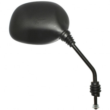 RETROVISEUR ADAPTABLE PIAGGIO 50 TYPHOON 1993>2004, NRG 1994>1998, NTT 1995>1996 DROIT NOIR (OE 271018) (HOMOLOGUE CE) -SELECTION P2R- 1227700600001