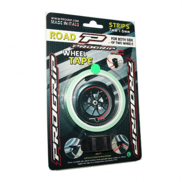 WHEEL TAPE PROGRIP GREEN FLUO 6,20M WITH APPLICATOR 0801766002068