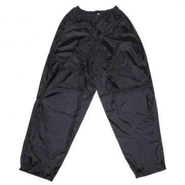 PANTALON DE PLUIE ADX ECO NOIR S (PRESSIONS ET ELASTIQUE D'AJUSTEMENT + SAC DE TRANSPORT)