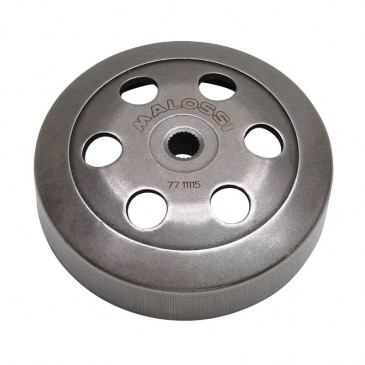 CLOCHE D'EMBRAYAGE SCOOT MALOSSI CLUTCH BELL POUR PEUGEOT 50 TKR, TREKKER, SPEEDFIGHT/PIAGGIO 50 ZIP 2T ET 4T, TYPHOON, NRG, FLY 2T ET 4T, VESPA LX 2T ET 4T/GILERA 50 STALKER, RUNNER -DIAM 107- 3700948084342